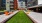 Large bocce ball area in the courtyard 